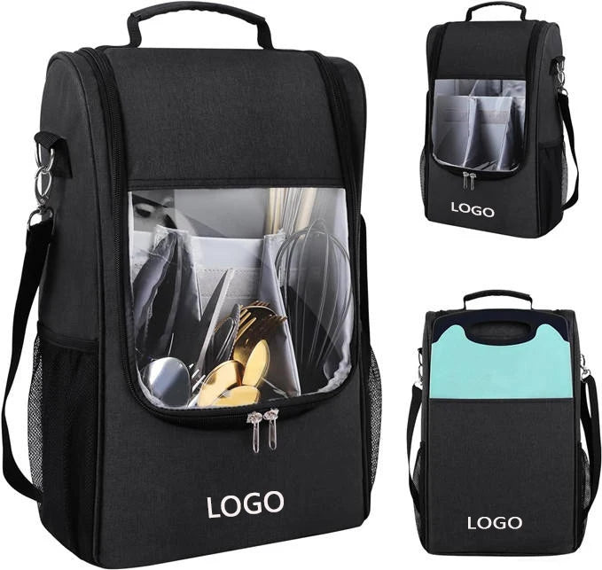 Portable Chef Knife Bag Case Oxford Camp Kitchen Cooking Tools Organizer Back Pack Cutter Storage Knapsack Tableware Backpack
