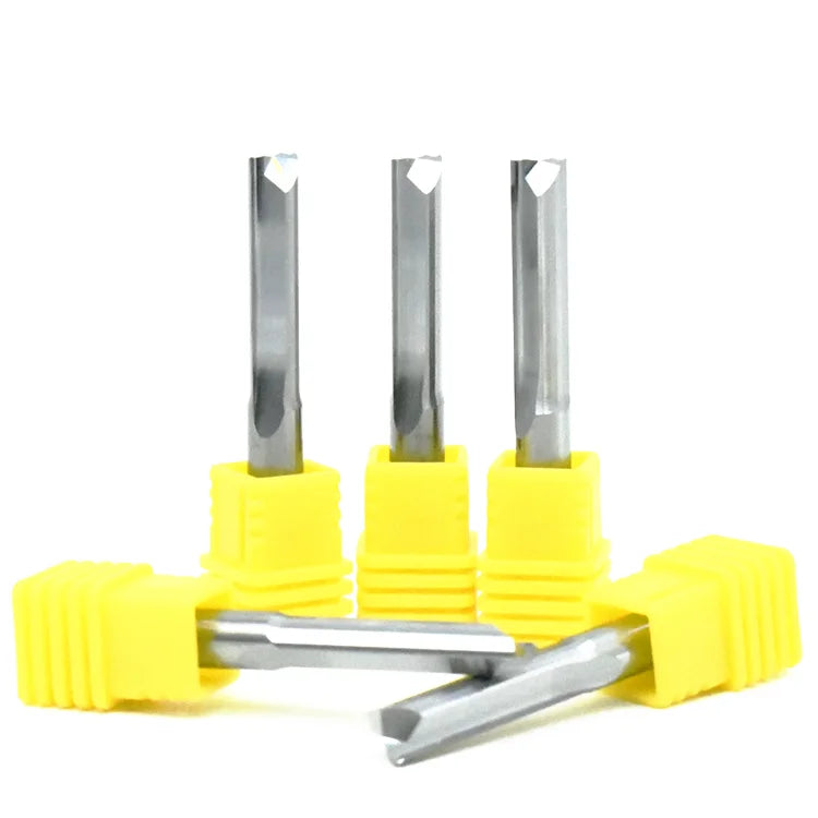 4mm CNC Two Flute Straight Slot Router Bit for Wood Cutting End Mill 4mm 2F Straight Flute Milling Cutter Bits