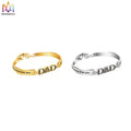 Manufacturer Stainless Steel Wire Adjustable DAD Cuff Bangle Chunky Charm Bracelet for Father Day Men Gift