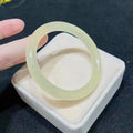 Afghanistan Light Green White Jade Bangles Crystals Healing Stones  Semi Precious Stones Jewelry