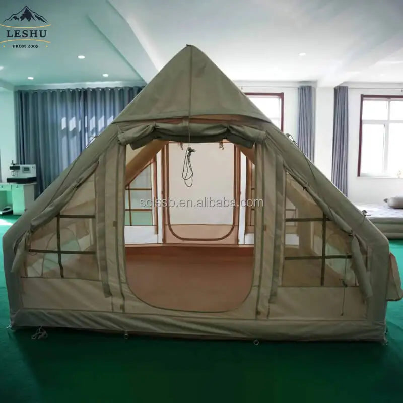House Cabin  XxxlargemCheap 4 Seasons Dome Glamping Camping  12 M2 Inflatable Tents Camping Outdoor Air Tent