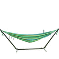 WOQI Double Hammock With Steel Stand Adjustable Hammock Bed Camping Hammock Stand Brackets