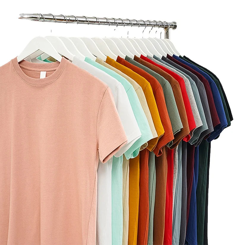 Cheap Price Unisex 240G 100% Pure Cotton T Shirt Blank Plain Tee Heavy Drop Shoulder Round Neck Short-sleeved T-shirt