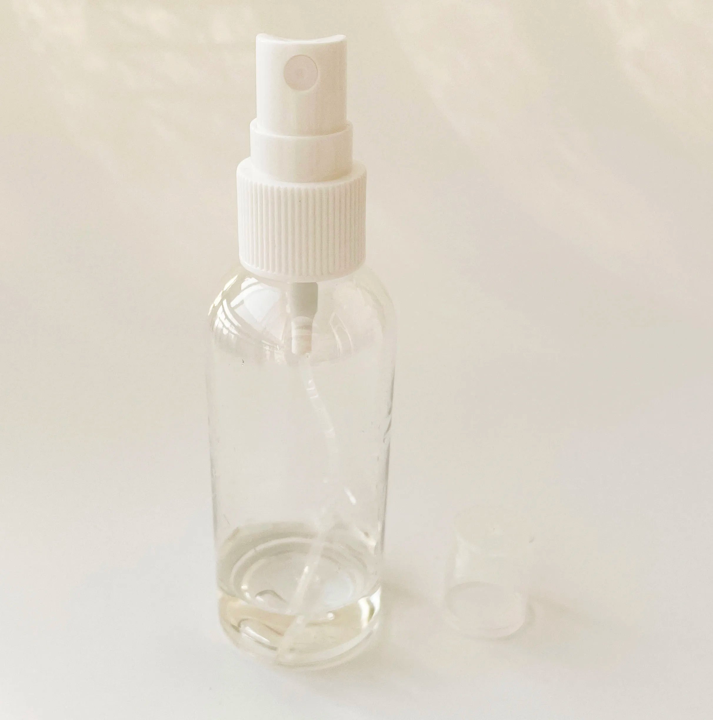 2oz 60cc 60ml Clear Plastic Atomizer Bottles Ribbed Skirt Mist Spray Pump Bottles Cosmetic Liquid Perfume Containers Wholesale