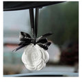 Ceramic flower camellia Aromatherapy vehicle essential oil diffuser Stone reed diffuser