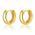 Fine Jewellery Classics 18ct Yellow-Gold Fashion Hoop Earrings for High Polished Quality