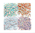 Blue Rainbow Slices Sprinkles for Slime Supplies Toy Polymer Clay Charms Accessories Addition for Fluffy Clear Slime