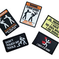 Custom 3D Effect Embroidered Soft Rubber Logo Patches with Iron-On Backing PVC Badges for Hats Flowers & Hearts