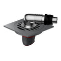 Wholesale Brass Washing Machine Floor Drain with Anti Odor Drainer Bathroom 10x10 CM Square Gun Metal Grey Shower Floor Drain