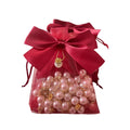 Jewelry Bags Wholesale Satin Fabric Transparent Organza Bag Drawstring Storage Bags Factory Direct