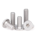 Torx Ultra Low Profile Cap Head Security Screw M8 304 Stainless Steel CM Large Flat Thin Head Anti-Theft Bolt M5 X 8mm M6 X 45mm