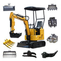 1.2 Ton Mini Excavator High Quality Small Smallest Compact Mini Hydraulic Digger Crawler Excavator 1.2 Ton for Sale