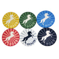 New Exquisite Horse Design 48.5mm Ceramic Poker Dealer Button 26g Premium Chips for Casino Card Game Accessories