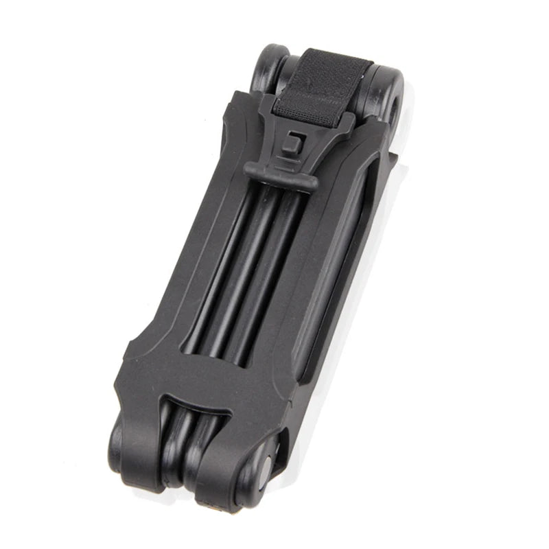 TONYON Foldable Steel Lock Electric Car & Mountain Bike Universal Bicycle Riding Equipment Cycle Accessories