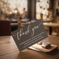 New Business Luxury Paper Printing Gift Cards Thank You Invitation Card Custom With logo