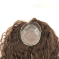AU Customized Only Human Hair System Breathable Invisible Mono With PU Toupee 7x8 Woman Toupee Inches