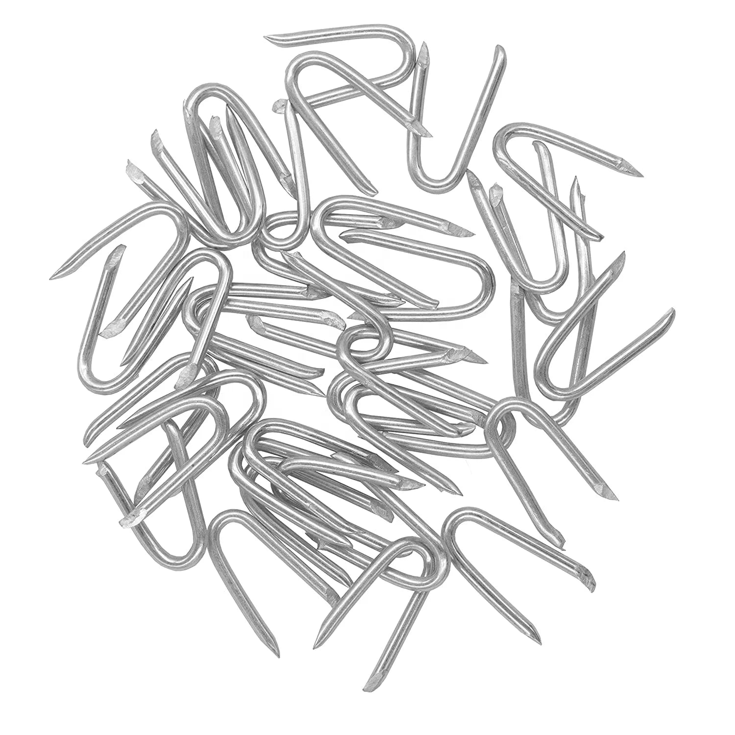 Galvanized Heavy Duty Garden U Type Insulated Nails Fence Staples U Shaped Nails