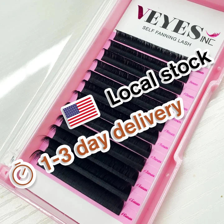 VEYES Customizable Eyelash Extensions Wholesale Cashmere Individual Eyelash Extension Supplies Private Label Silk Extension