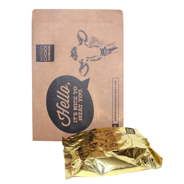 Hot Selling 100% Recyclable Brown 180g Kraft Paper Flexible Courier Bag/Mailing Bags Permanent Self-Adhesive Custom Hair Ties
