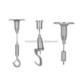 Heng Da Hot Selling Stainless Steel Drawn Wire Rope Assemblies Universal Brass/Copper Wire Gripper Construction Free Cutting