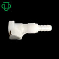 1/8" Flow Size Plastic Button 1/4" Hose Barb Quick Disconnect Tube Coupling Barbed Fitting With Shut Off No Return Valve