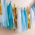 5pcs Colorful Home Party Wall Hanging Paper Wedding Party Background Decoration Diy Pet Foil Tissue Paper Tassel