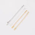 Gold Plated Chain for Jewelry Making Necklace Extension Chains 18k Gold Plated Chain for Jewelry Making