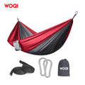 WOQI Camping Hammock for Outdoor Hiking Backpack 210D Nylon Hammock Swing