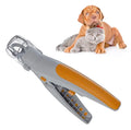 MMG Stainless Steel Electronic Pet Cat & Dog Nail Trimmer with LED Lighting 5X Magnification Safety Design