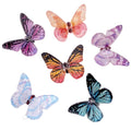 Resin Glitter Wheel Big Butterfly Colorful Flatback Rhinestones Clothing Accessories Applique DIY Scrapbook Craft