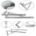 Heavy-Duty Wall-Mount Aluminum AC Bracket Outdoor Air Conditioner Support Frame for Split System Units