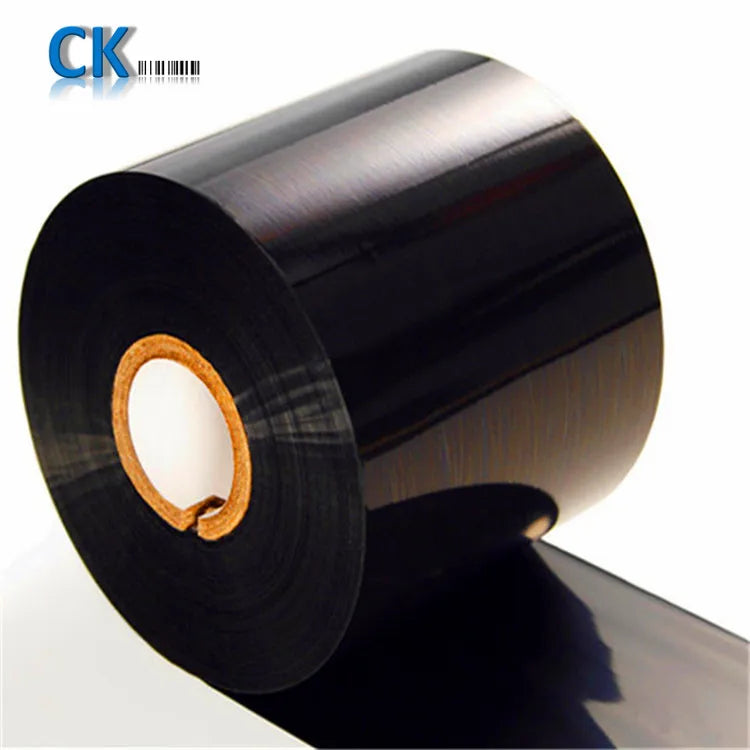 CK26 Custom TTR Black Wax Resin Ribbon 70mm*300m Wax Resin Barcode Printer ink