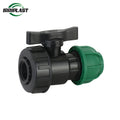 Best Price Quick Connection PP Compression Fitting Quick Connection Irrigation pp Single Union Female Thread End Ball Valve