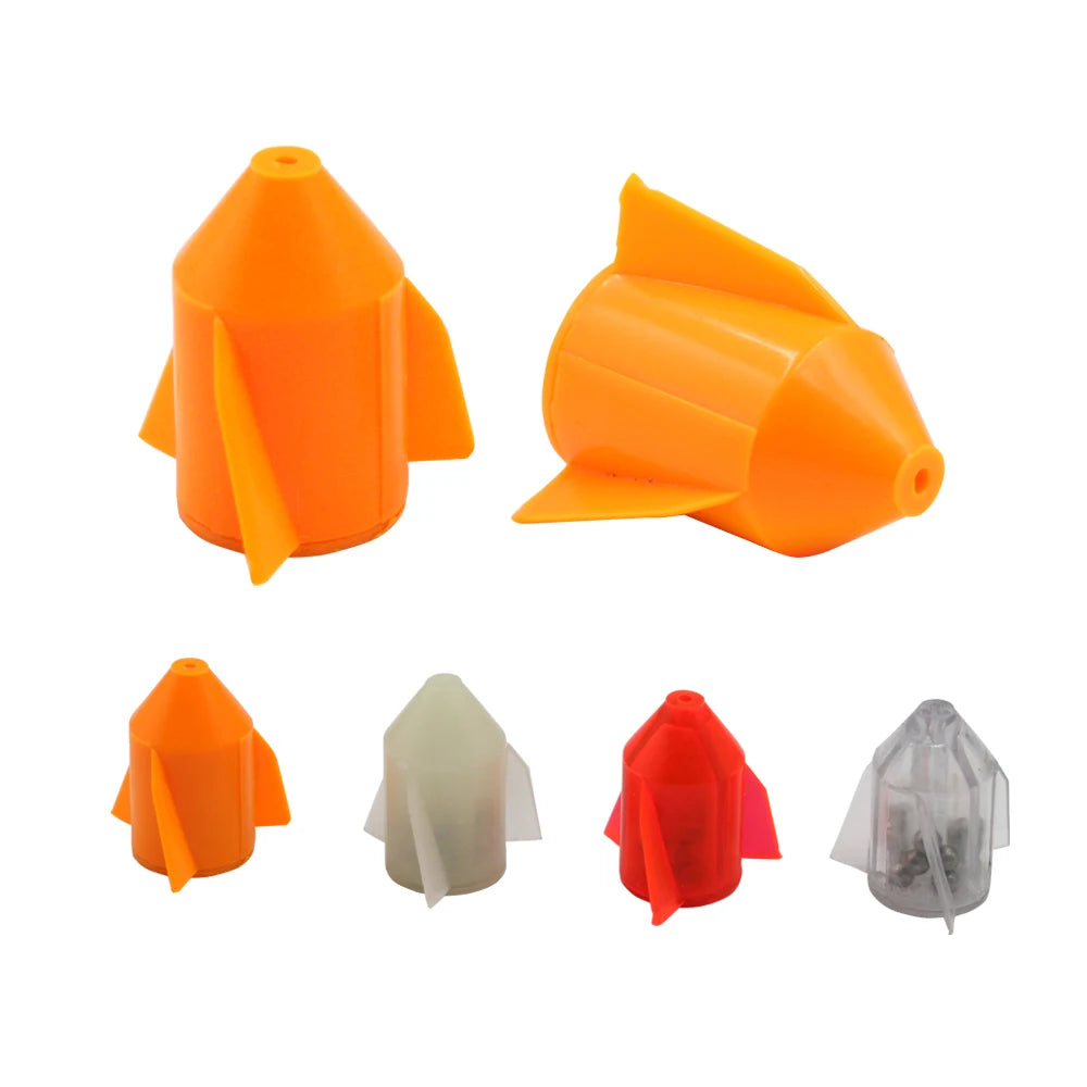 New Design Fishing Louder Lure Rattles 3 cm Rattle Floats Orange Glass Lure Rattles