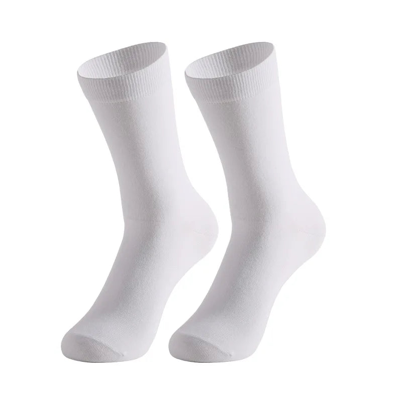 3d Men Crew 360 Digital Printed Socks Wholesale Custom Print Socks White Blank Polyester Socks for Sublimation
