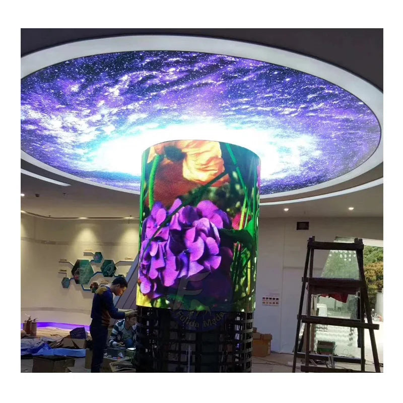 Indoor Flexible Led Display P1.5 P1.6 P1.8 P2 P2.5 P3 P4 Led Video Screen Digital LED Display Billboard