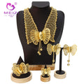 MEIZI JEWELRY 2020 Fashion Women Jewelry Set Saudi 18K Gold Plated Wholesales Bridal African Jewelry Set
