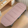 Portable Adjustable  Soft Pillow & Bed Two in One Office Lunch Break Sleeping Reclining  Steel Folding Bed for Girls