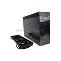 E&J EJ12-6FM100 12V Slim Prismatic Lithium Battery Box Empty Black CE Certified ABS 397x107x298mm