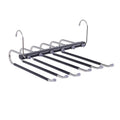 8-Tier Vertical Space Saving Hanger Anti-Slip Silicone for Clothing for Wardrobe Bathroom Kitchen Use