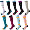 Wholesale Long Tube Sports Pressure Socks Fitness Running Cycling Socks Calf Elastic Socks for Men and Women