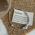Pure Handmade 925 Sterling Silver Geometric Beads Beaded Bracelet for Women Jewelry Gifts