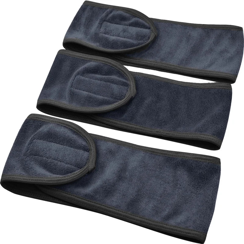 Wholesale Custom Logo Microfiber Hair Bands for Women Spa Facial Headband Skin Care Beauty Salon Makeup Headband