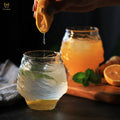 Premium Whiskey Glacier Pattern 10oz Crystal Glass Barware Glass