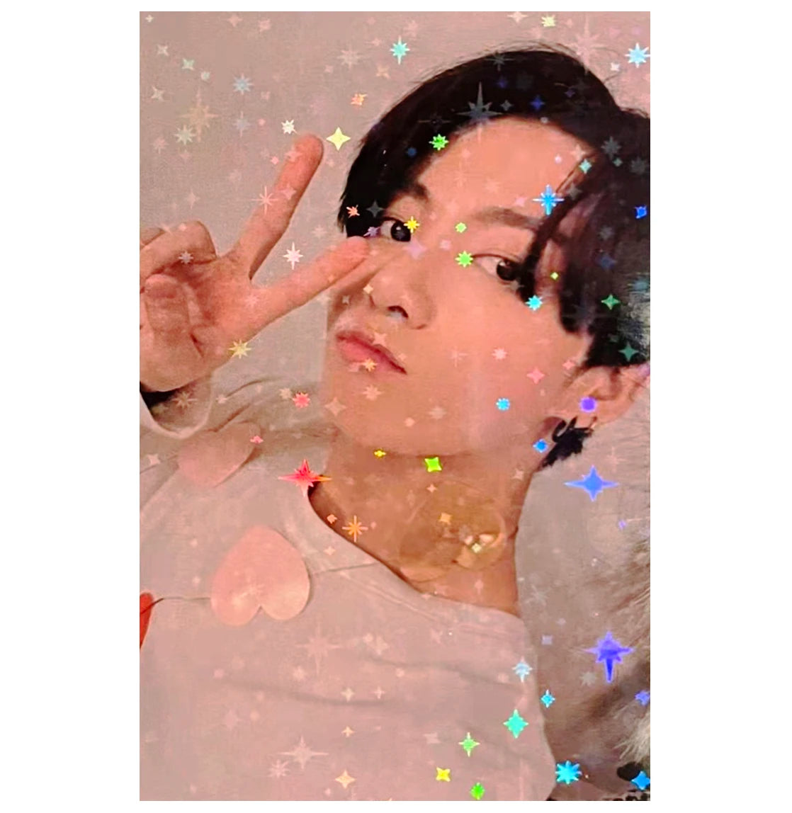 Custom Kpop Idol Support Goods Print Laser Photo Card