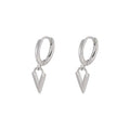 V-shaped Earrings New Fashion in 2022 925 Pure Silver Ear Studs Female Minority Design Earrings Female Earrings