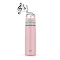 Waterproof Double Wall Vacuum Insulated Stainless Steel Blue Tooth Speaker Smart Water Bottle Music Cup
