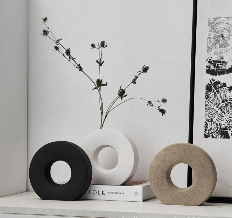 New Nordic Minimalist Vase Wedding Table Bohemian Porcelain Vase