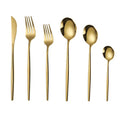 Cutlery Set Flatware Wholesale Manufacturer Factories Stainless Spoon and Fork Gold Silver Cutlery Set