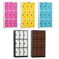 9 Door Induction Locks Steel Workwear Cabinets Changing Room Staff Cabinets Staff Uniform Storage Cabinet